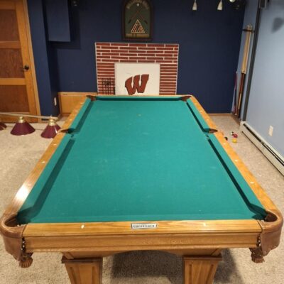 8ft Brunswick Slate Pool Table - New Felt & Delivery Included - Milwaukee, WI